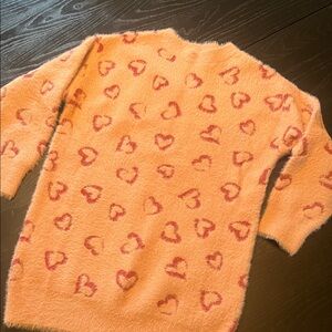 Mayoral Peach Heart Sweater
